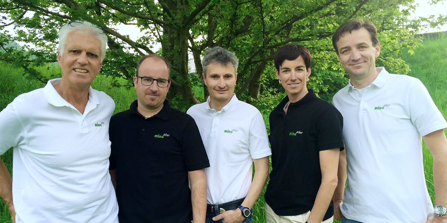 Team von Mindplus Gruppenfoto von Mindplus